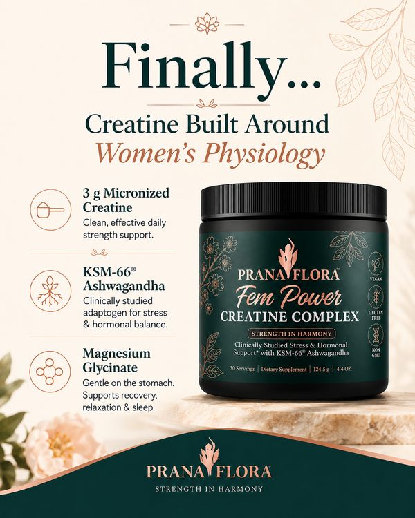 FemPower Creatine Complex™ | Women-Optimized Strength & Hormonal Support | Premium KSM-66® Formula